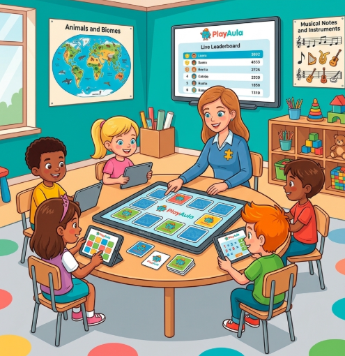 Pessoas em workshop com notebooks